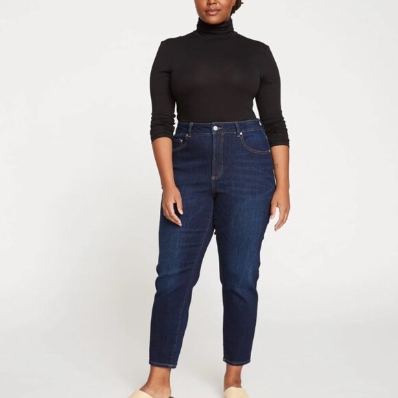 Universal Standard Joni High-Rise Curve Skinny Jeans Women’s Sz 26 Midnight Blue - Picture 2 of 15